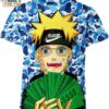 Naruto Uzumaki Nike Bape Shirt, Eye-catching Nike Graphic T-shirts