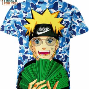 Naruto Uzumaki Nike Bape Shirt, Eye-catching Nike Graphic T-shirts