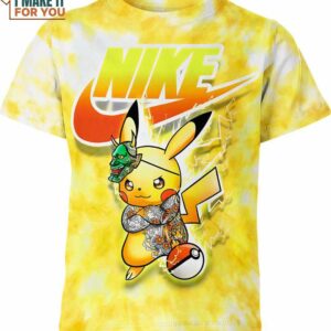 Pikachu Nike Shirt, Fashionable Nike Graphic Shirts For Style-conscious Recipients