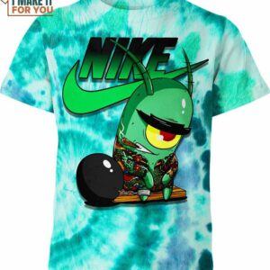 Plankton Nike Shirt, Bold Nike Graphic Shirts For Fashion Enthusiasts
