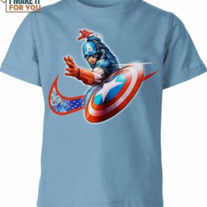 Captain America Nike Shirt, Creative Nike Graphic T-shirts For Artistic Individuals