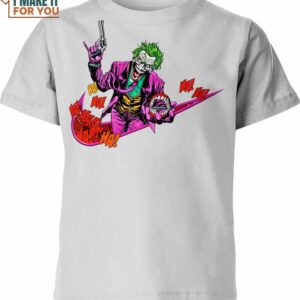 Joker Nike DC Comics Shirt, Stylish Nike Graphic T-shirts For Him