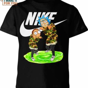 Soldier Rick And Morty Nike Shirt, Nike Graphic Apparel