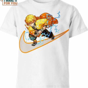 Zenitsu Agatsuma Nike Shirt, Statement Nike Graphic Shirts
