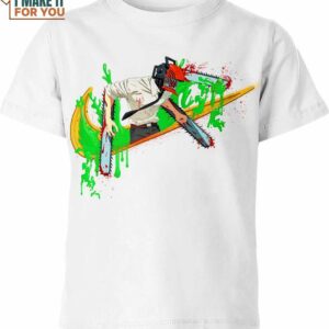 Denji Nike Shirt, Modern Nike Graphic T-shirts