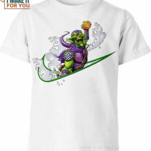 Green Goblin Nike Marvel Comics Shirt, Bold Nike Graphic Prints