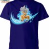 Super Saiyan White Goku Nike Shirt, Trendy Nike Tees