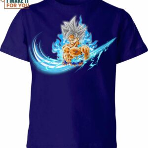 Super Saiyan White Goku Nike Shirt, Trendy Nike Tees