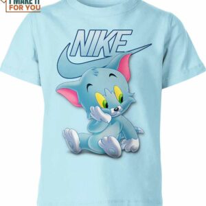 Tom Jerry Nike Shirt, Cool Nike Graphic Tees For Fans