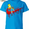 Bart Simpson Nike Shirt, Fashionable Nike Graphic Shirts
