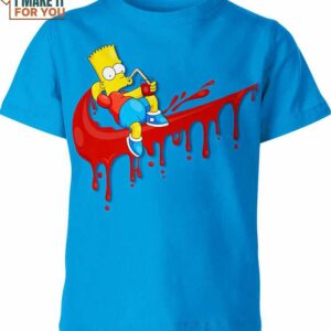 Bart Simpson Nike Shirt, Fashionable Nike Graphic Shirts