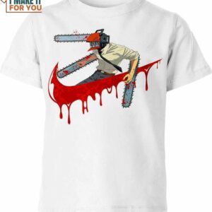 Denji Nike Shirt, Nike Graphic Tees For Fans