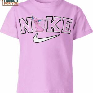 Espeon Nike Shirt, Creative Nike Graphic T-shirts For Artistic Individuals