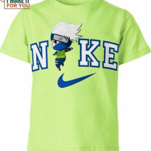 Kakashi Hatake Nike Shirt, Exclusive Nike Graphic T-shirts For Enthusiasts