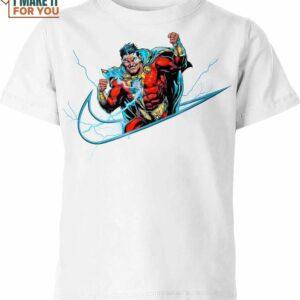 Shazam Nike DC Comics Shirt, Exclusive Nike Graphic T-shirts For Enthusiasts