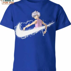 Killua Zoldyck HunterXHunter Nike Shirt, Modern Nike Graphic Tees For Fashion-forward Recipients