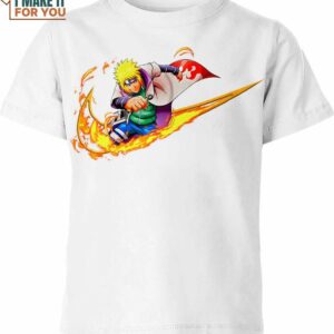 Minato Namikaze Nike Shirt, Creative Nike Graphic T-shirts For Artistic Individuals