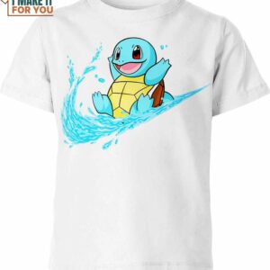 Squirtle Nike Shirt, Vintage Nike Graphic Tees For Collectors
