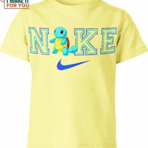 Squirtle X Nike Shirt, Creative Nike Graphic T-shirts For Artistic Individuals