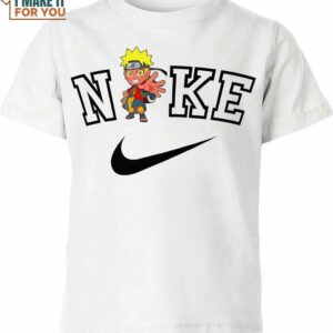 Naruto Nike Shirt, Fashionable Nike Graphic Shirts