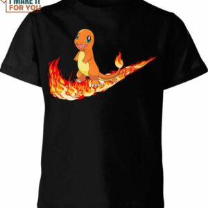 Charmander Nike Shirt, Nike Graphic Design Shirts