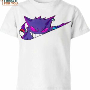 Gengar Nike Shirt, Nike Graphic Design Shirts
