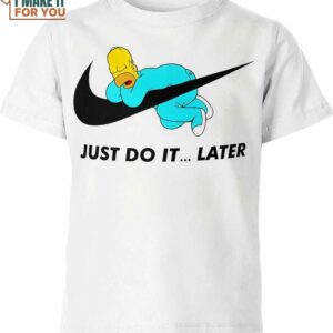 Homer Simpson Nike Shirt, Exclusive Nike Graphic T-shirts For Enthusiasts
