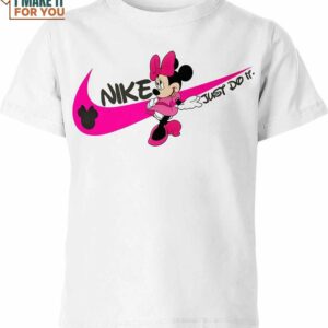 Minnie Mouse Nike Shirt, Eye-catching Nike Graphic T-shirts For Standout Gifts