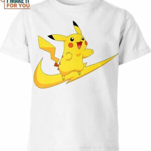 Pikachu Nike Shirt, Eye-catching Nike Graphic T-shirts For Standout Gifts