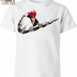 Renji Abarai Nike Shirt, Retro Nike Graphic Shirts