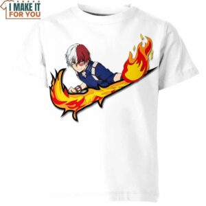 Shoto Todoroki Nike Shirt, Creative Nike Graphic T-shirts For Artistic Individuals