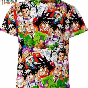 All Character Dragon Ball Z Shirt, Creative Gifts For Otaku All Character Dragon Ball Z Shirt, Creative Gifts For Otaku