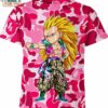 Gotenks Bape Shirt, Dragon Ball Z Gifts for Anime Lovers