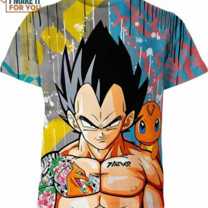 Vegeta Pokemon Dragon Ball Z Shirt