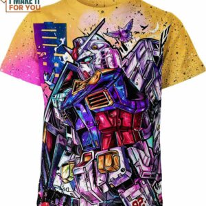 Gundam 3D Art Shirt, Top-rated Anime Merchandise