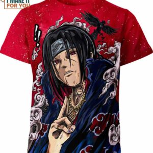 Itachi Uchiha Naruto Shirt, Stylish Anime Fashion Accessories
