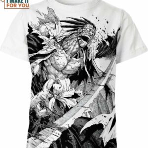 Kenpachi Zaraki Bleach Shirt, Popular Anime Character Merchandise