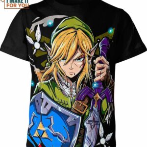 Link The Legend Of Zelda Shirt, Cool Gifts For Anime Enthusiasts