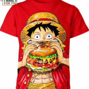 Monkey D Luffy One Piece Shirt, Unique Anime Gifts For Fans