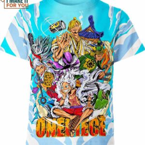 One Piece All Characters Shirt, Cool Gifts For Anime Enthusiasts