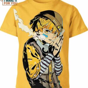 Zenitsu Agatsuma Demon Slayer Shirt, Stylish Anime Fashion Accessories