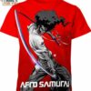 Afro Samurai Shirt, Unique Anime Gifts for Fans
