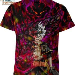 Asta Black Clover Shirt, Anime-themed Presents