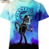 Bender Futurama Cartoon Shirt, Unique Anime Gifts For Fans