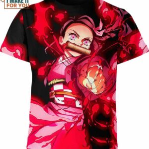 Nezuko Kamado Demon Slayer Shirt, Creative Gifts for Otaku