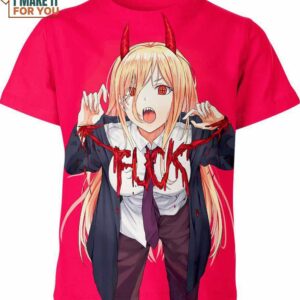 Power Chainsaw Man Shirt, Unique Anime Gifts For Fans