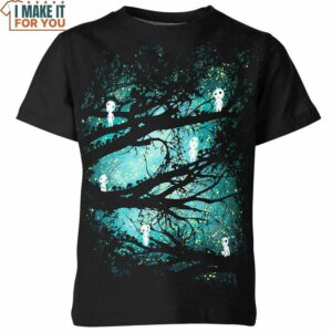 Princess Mononoke Studio Ghibli Shirt, Anime Gifts For Collectors