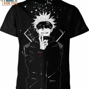 Satoru Gojo Jujutsu Kaisen Shirt, Trendy Gifts For Otaku