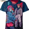 Akaza Demon Slayer Yuji Itadori Jujutsu Kaisen Shirt