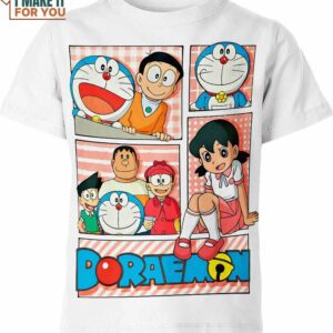 Doraemon Shirt, Graphic Tee Anime